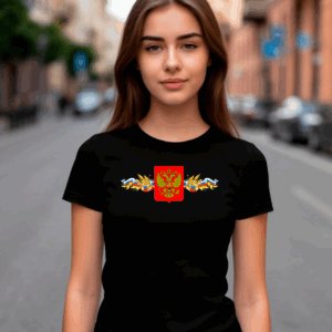 Футболка с гербом России