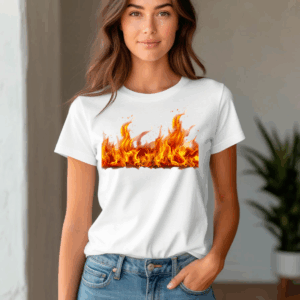 Офигенная футболка огонь