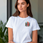 Женская белая футболка Ростов