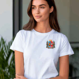 Женская белая футболка Ростов