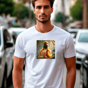 Футболка с обезьяной: Дикий стиль для современных мужчин!