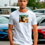 Футболка Brainrot со слоном-кактусом