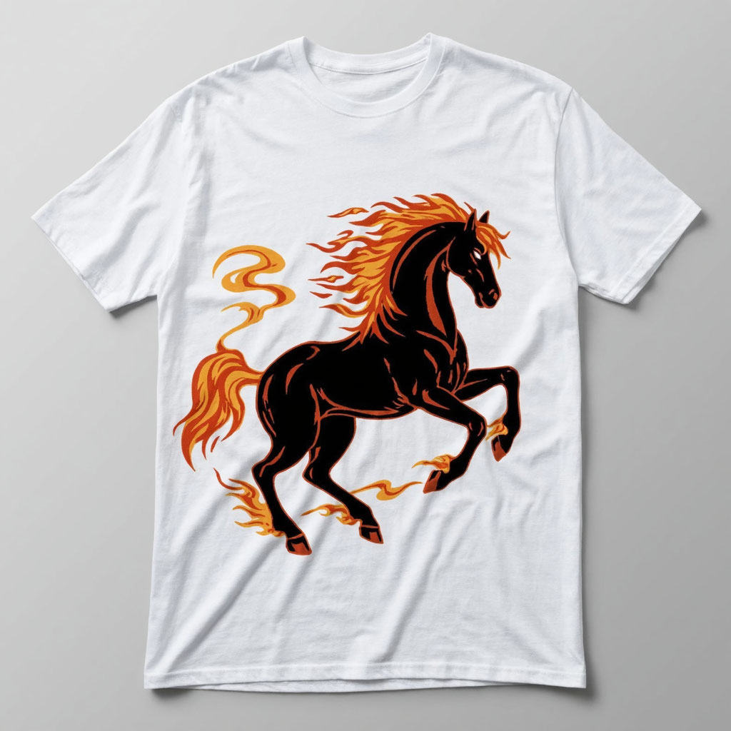 Белая новогодняя футболка 2026