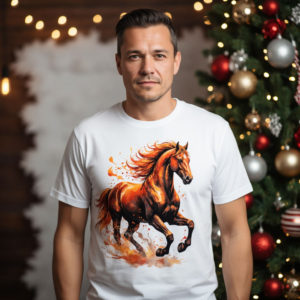 Футболка год огненной лошади