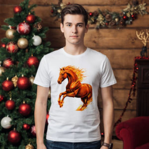 Футболка с годом лошади