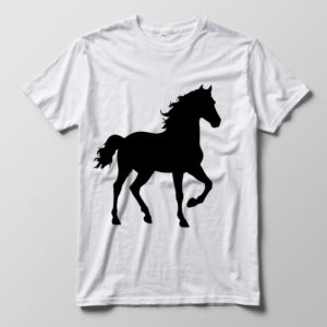 Футболка белая с принтом